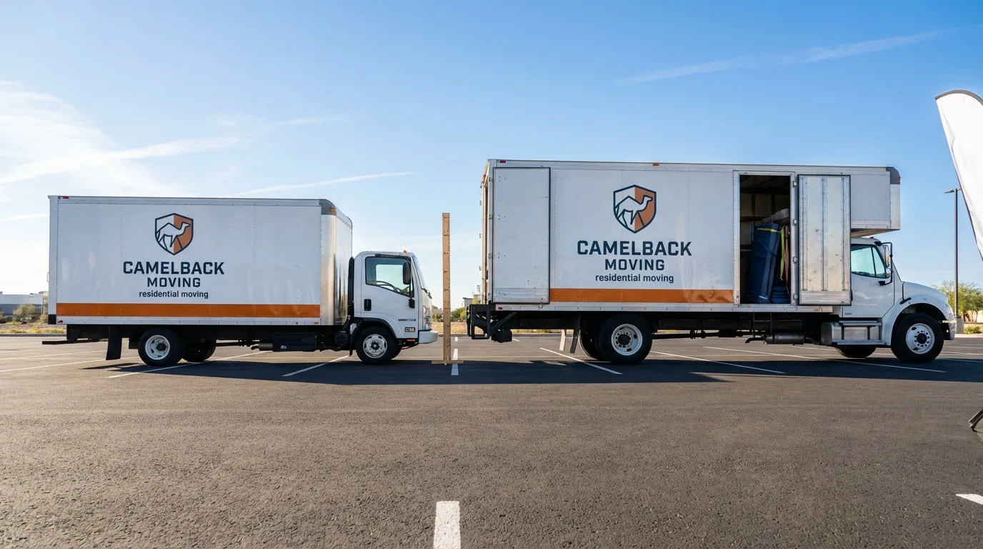 Moving truck size capacity guide in South Hadley